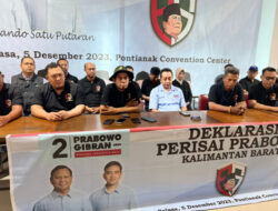 Deklarasi Perisai Prabowo Digelar di Pontianak, Target Menangkan Prabowo-Gibran
